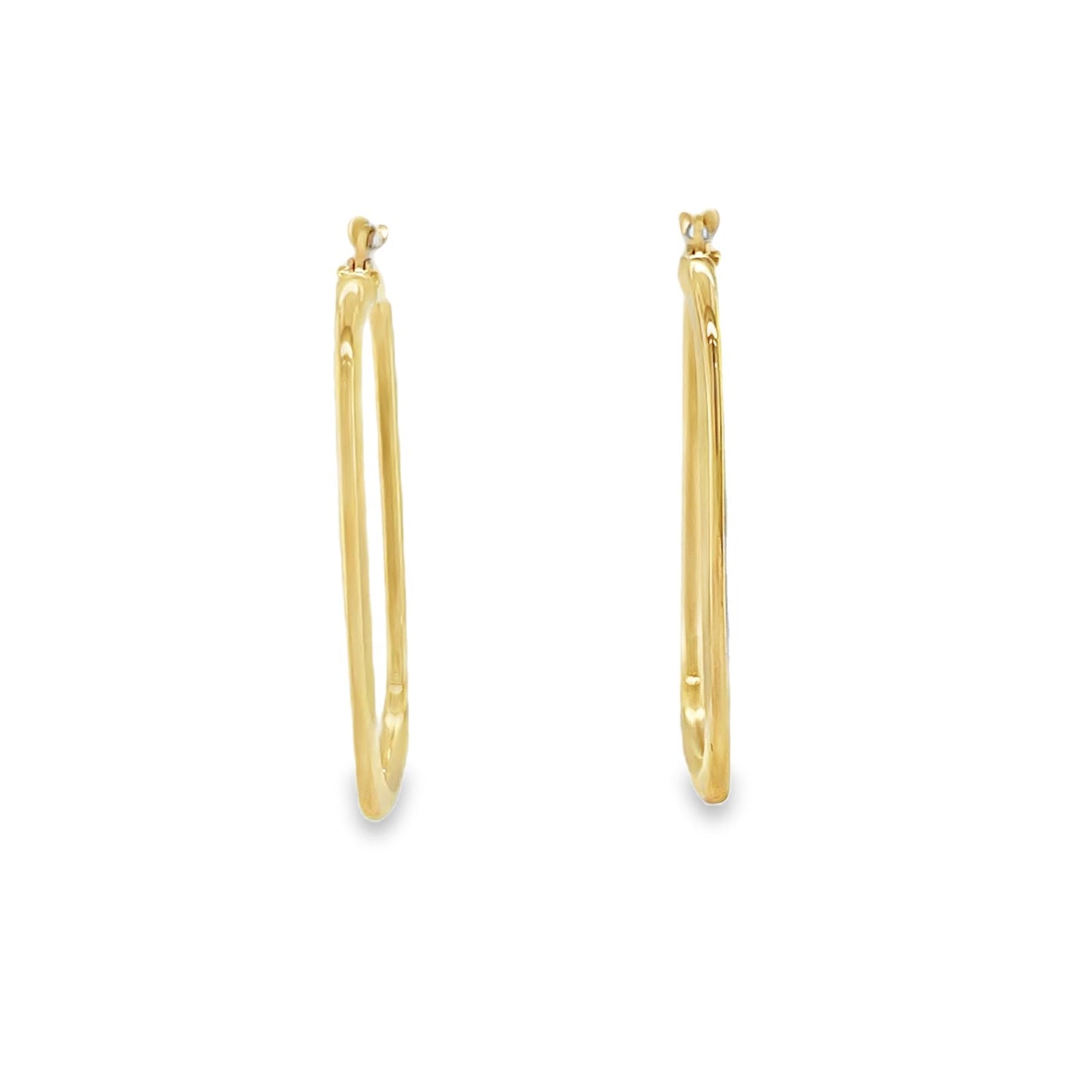 Jai's 14K Yellow Gold Squared Hoops