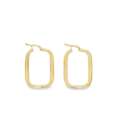 Jai's 14K Yellow Gold Squared Hoops