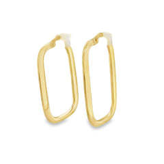 Jai's 14K Yellow Gold Squared Hoops