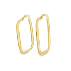 Jai's 14K Yellow Gold Squared Hoops