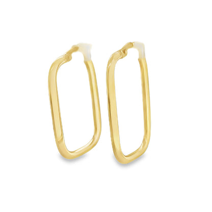 Jai's 14K Yellow Gold Squared Hoops