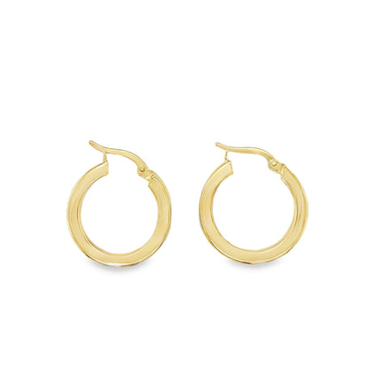Jai's 14K Yellow Gold Hoops