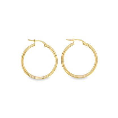 Jai's 14K Yellow Gold Medium Hoops