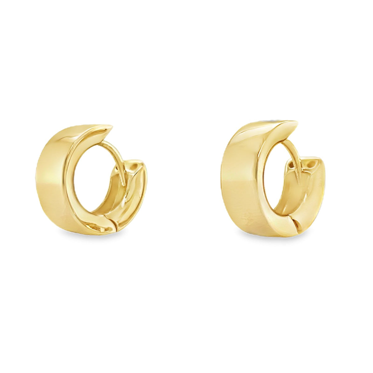 Jai's 14K Yellow Gold Thick Huggies