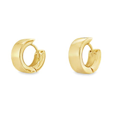 Jai's 14K Yellow Gold Thick Huggies