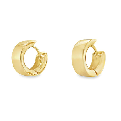 Jai's 14K Yellow Gold Thick Huggies