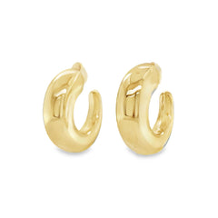 Jai's 14K Yellow Gold Hooked Studs
