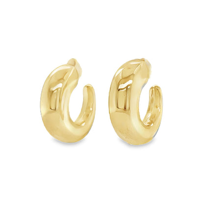 Jai's 14K Yellow Gold Hooked Studs