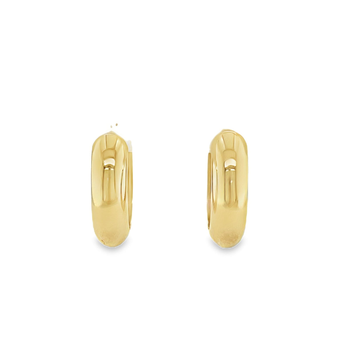 Jai's 14K Yellow Gold Thick Oval Hoops