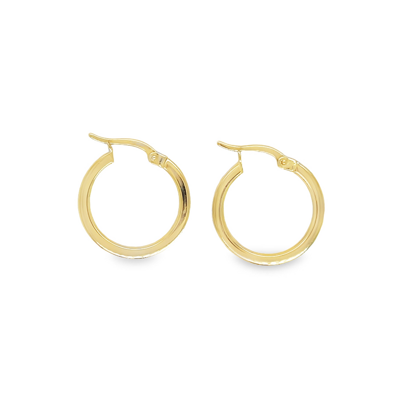 Jai's 14K Yellow Gold Petite Lined Hoops