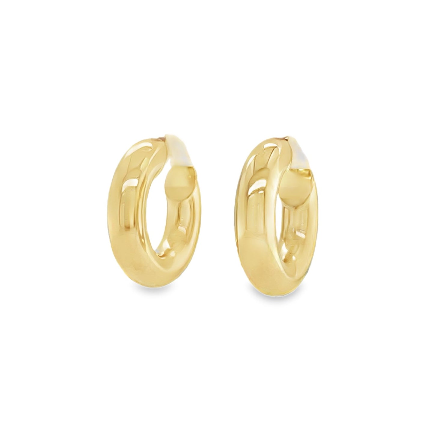 Jai's 18K Yellow Gold Thick Hoops