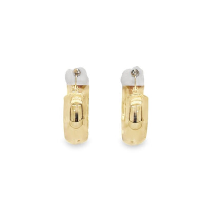 Jai's 14K Yellow Gold Small Thick Hoops