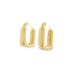 Jai's 14K Yellow Gold Square Hoops