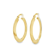 Jai's 14K Yellow Gold Medium Disc Hoops
