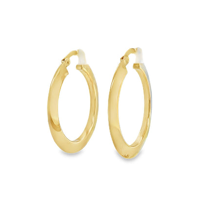 Jai's 14K Yellow Gold Medium Disc Hoops