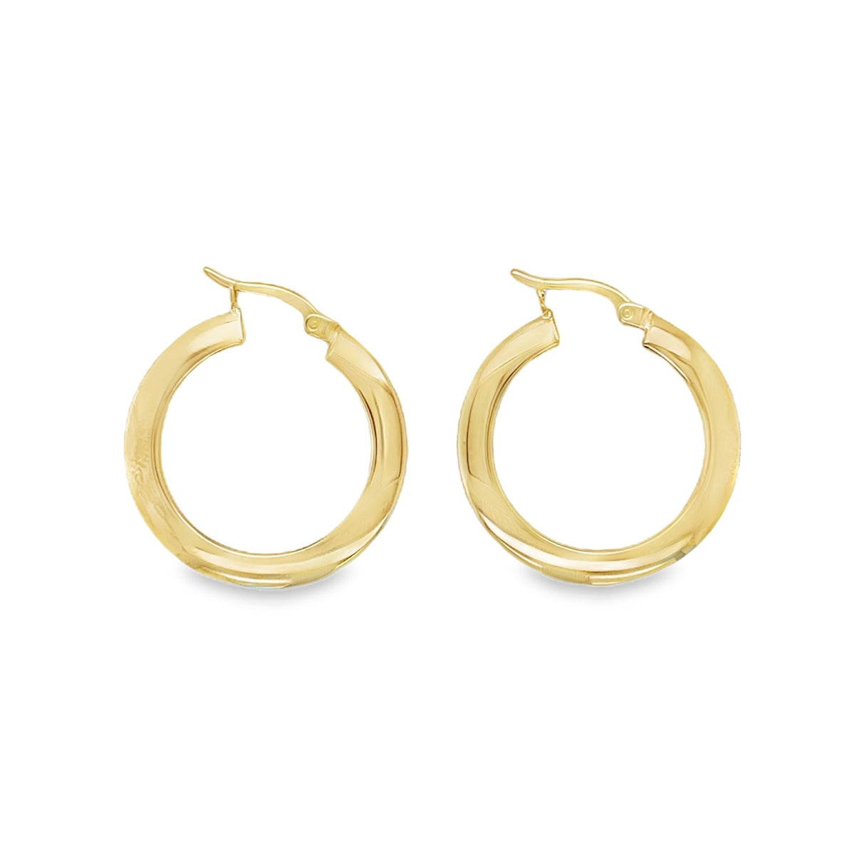 Jai's 14K Yellow Gold Medium Disc Hoops
