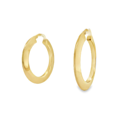 Jai's 14K Yellow Gold Large Disc Hoops