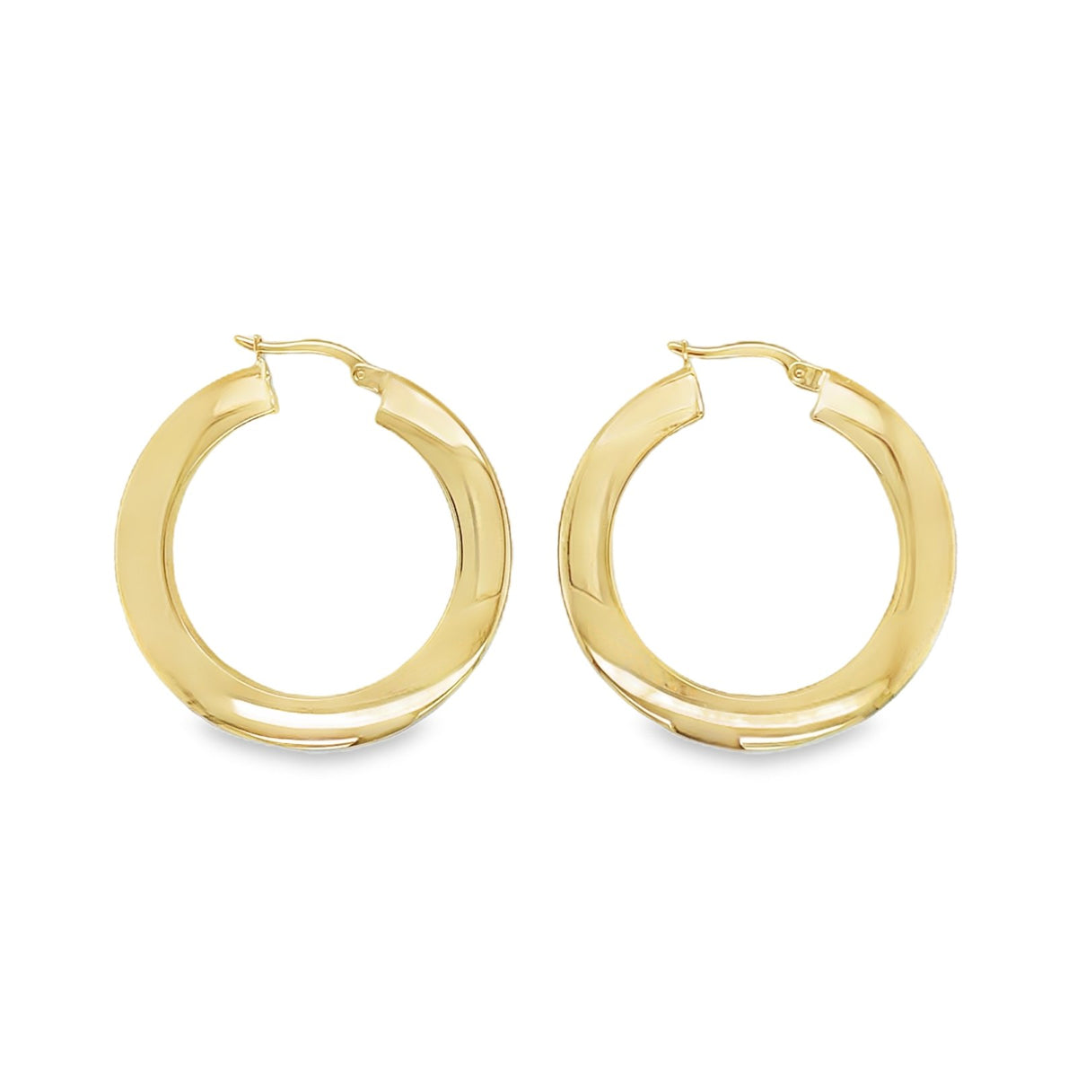 Jai's 14K Yellow Gold Large Disc Hoops