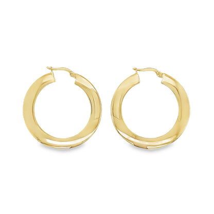 Jai's 14K Yellow Gold Large Disc Hoops