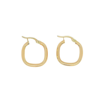 Jai's 14K Yellow Gold Squared Hoops