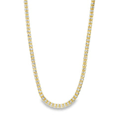 Jai's 14K Two-tone Cube Chain