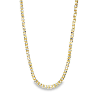 Jai's 14K Two-tone Cube Chain
