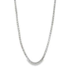 Jai's 14K White Gold Cube Chain