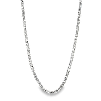 Jai's 14K White Gold Cube Chain