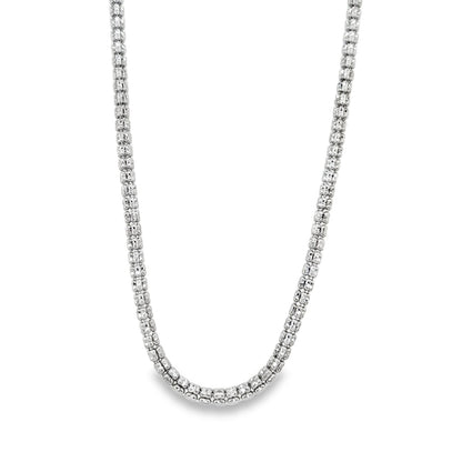 Jai's 14K White Gold Cube Chain