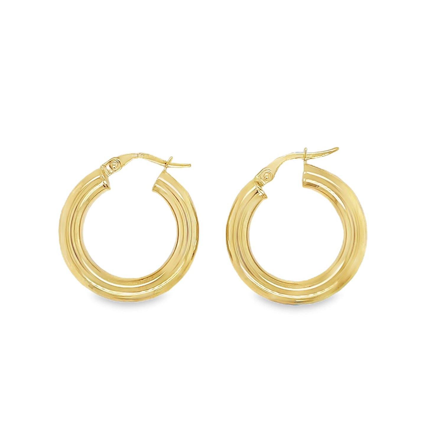 Jai's 14K Yellow Gold Petite Rounded Hoops