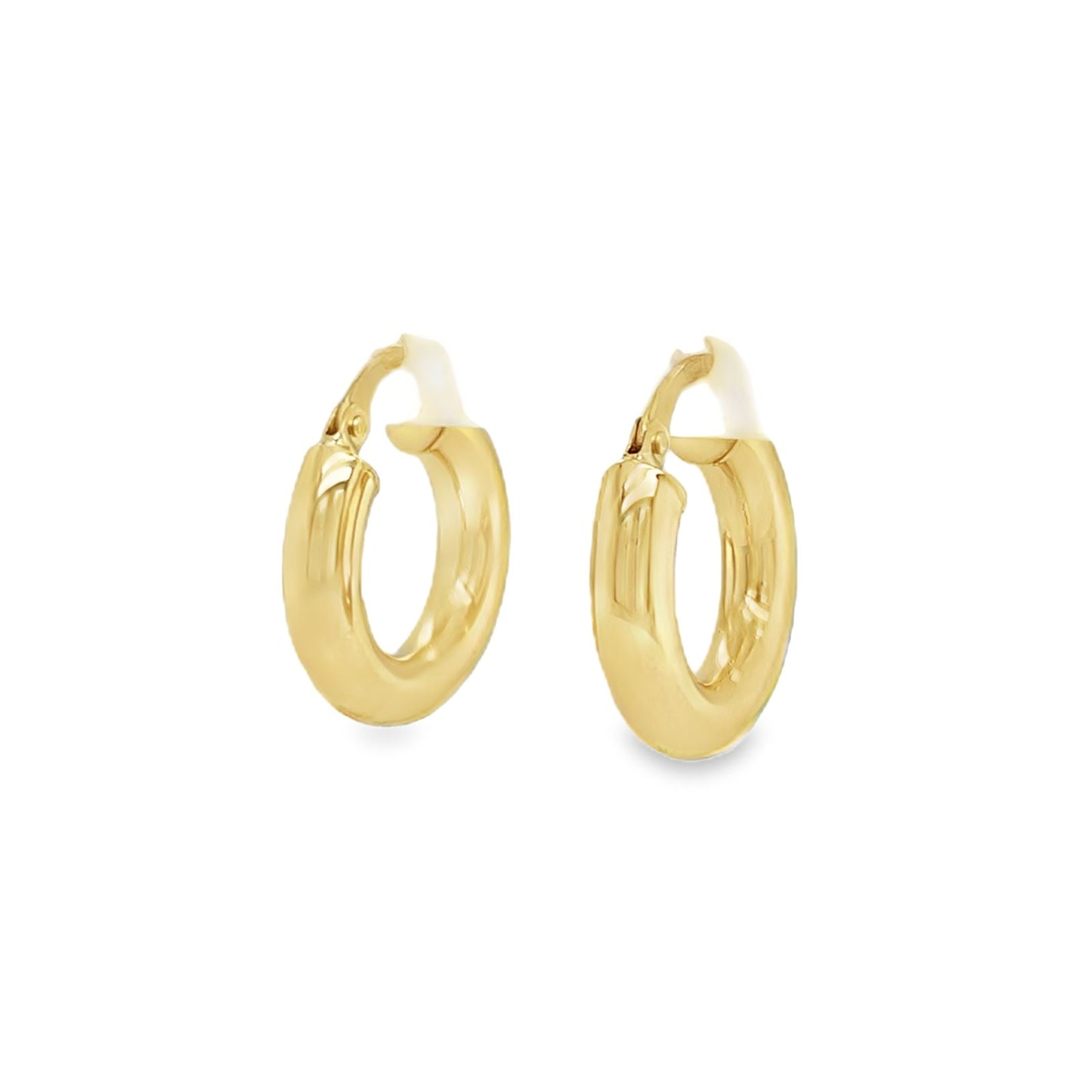 Jai's 14K Yellow Gold Petite Rounded Hoops