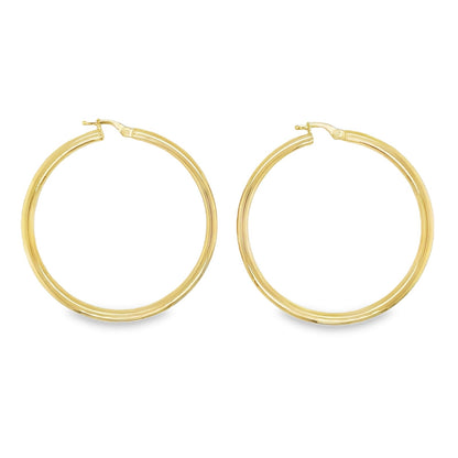 Jai's 14K Yellow Gold Classic Thick Hoops
