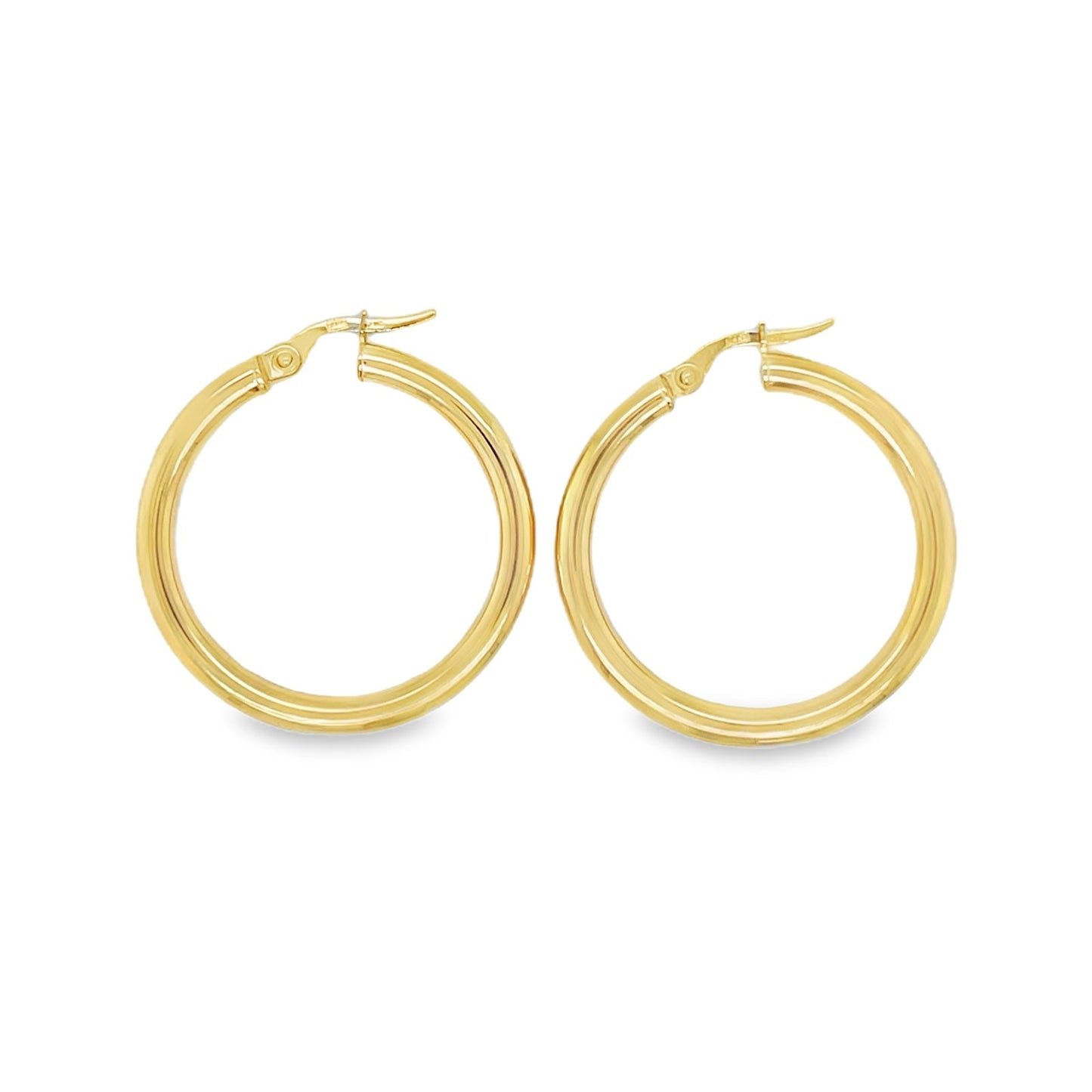 Jai's 14K Yellow Gold Classic Thick Hoops
