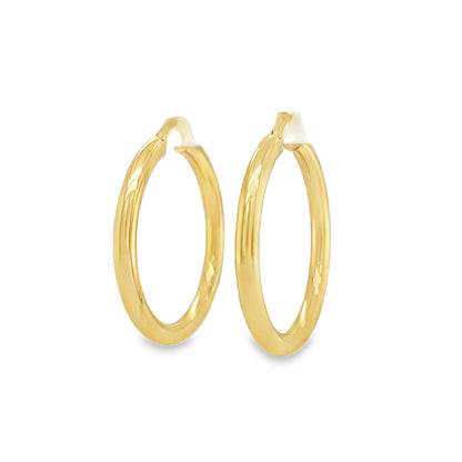Jai's 14K Yellow Gold Classic Thick Hoops