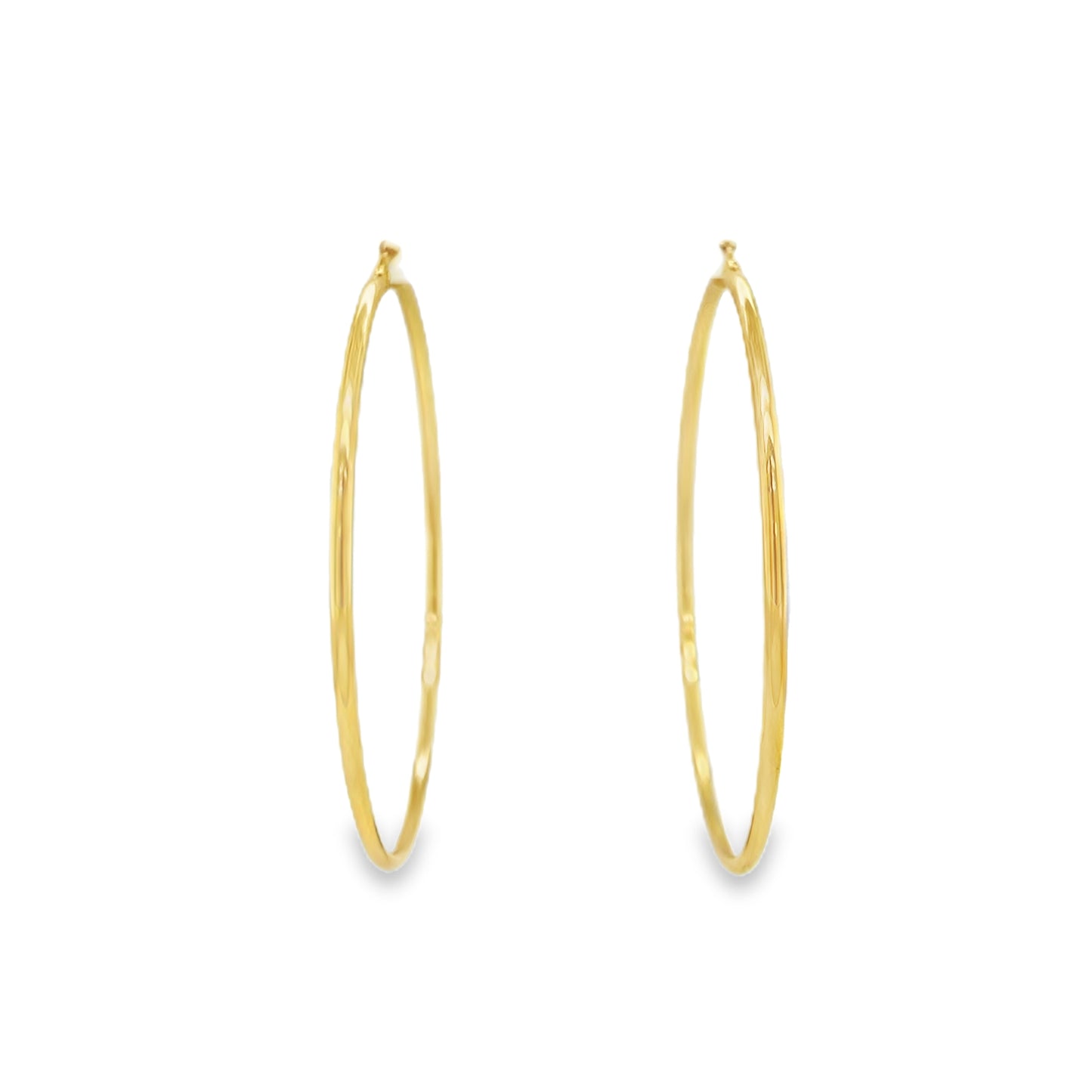 Jai's 14K Yellow Gold Classic Thin Hoops
