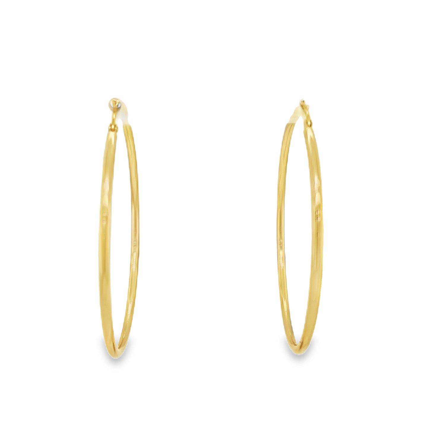 Jai's 14K Yellow Gold Classic Thin Hoops