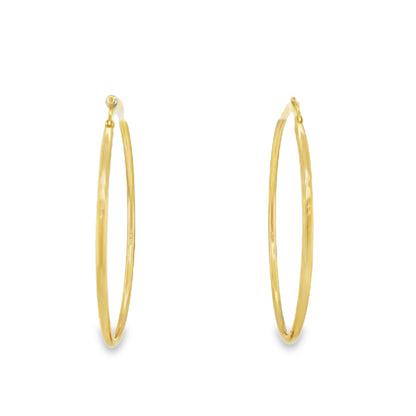 Jai's 14K Yellow Gold Classic Thin Hoops