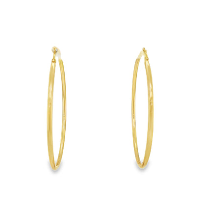 Jai's 14K Yellow Gold Classic Thin Hoops