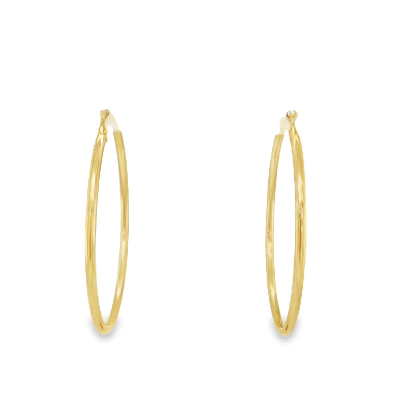 Jai's 14K Yellow Gold Classic Thin Hoops