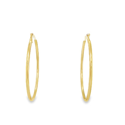 Jai's 14K Yellow Gold Classic Thin Hoops