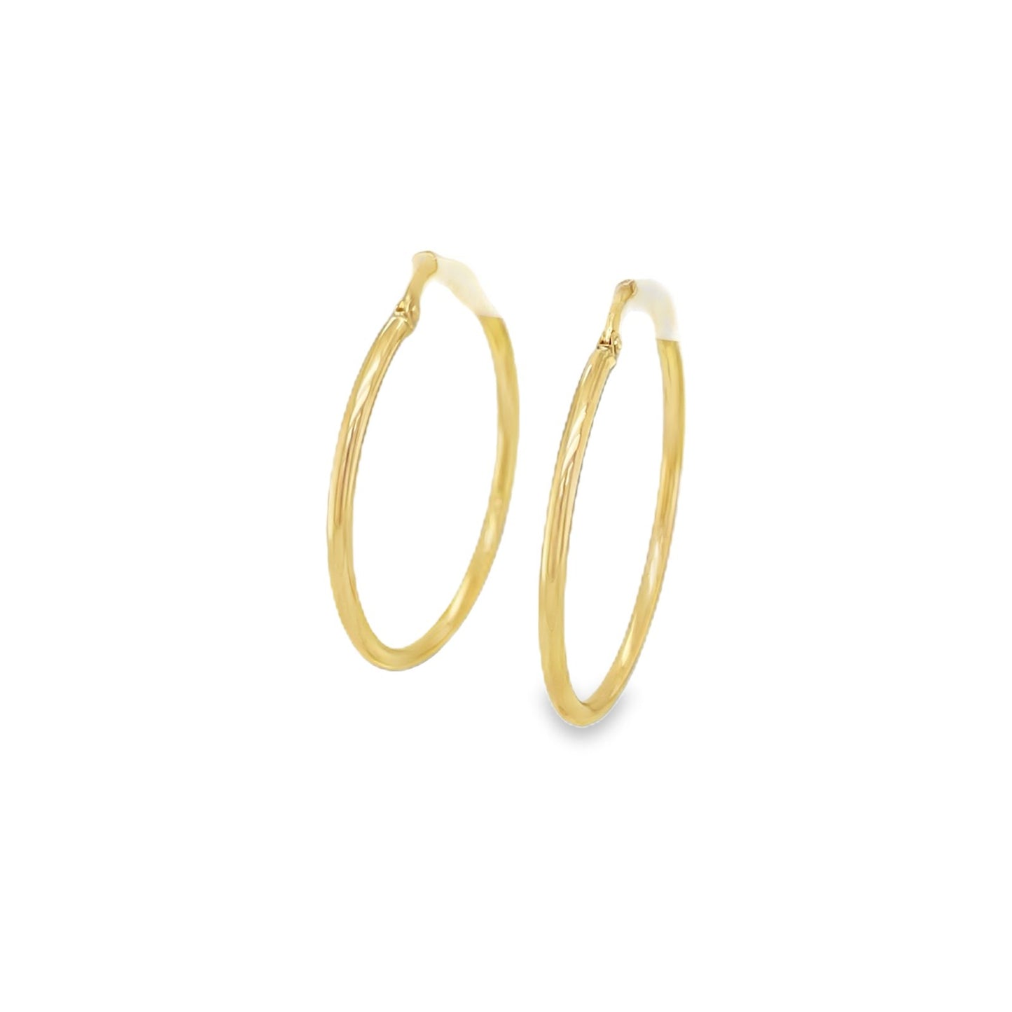 Jai's 14K Yellow Gold Classic Thin Hoops