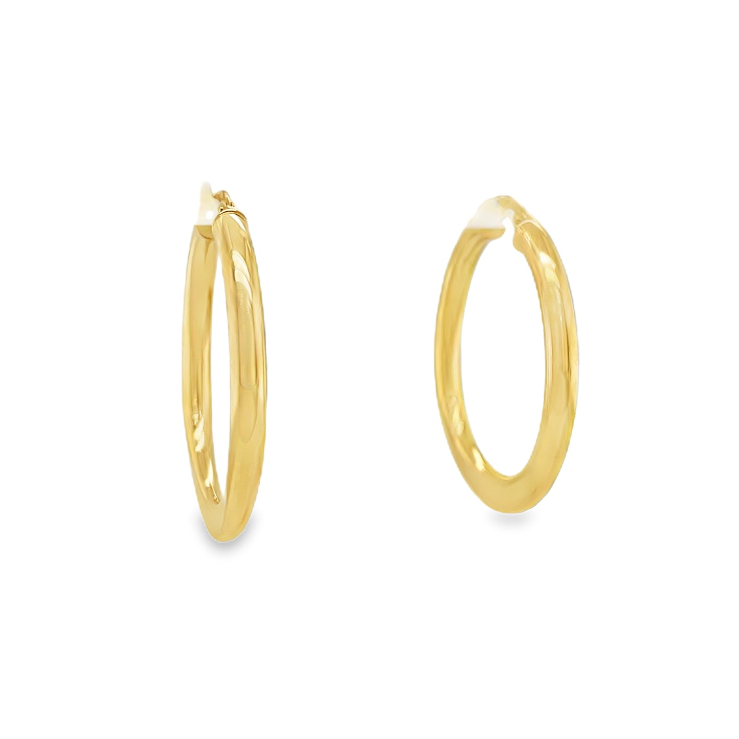 Jai's 14K Yellow Gold Medium Oval Hoops