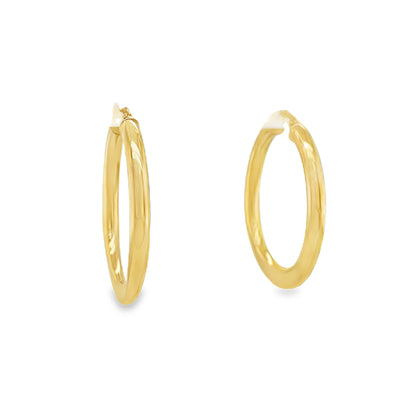 Jai's 14K Yellow Gold Medium Oval Hoops