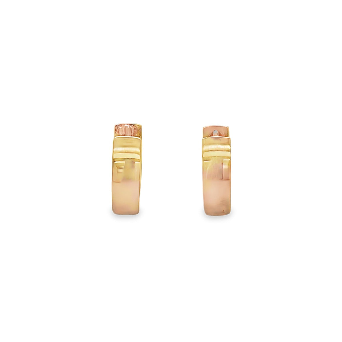 Jai's 14K Rose Gold Petite Oval Huggies