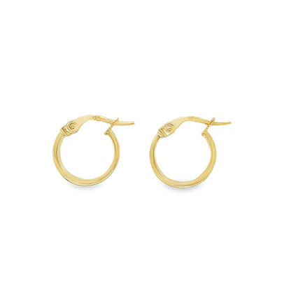 Jai's 14K Yellow Gold Medium Huggies