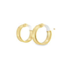 Jai's 14K Yellow Gold Medium Huggies