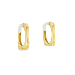 Jai's 14K Yellow Gold Small Square Hoops
