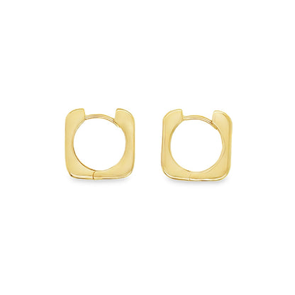 Jai's 14K Yellow Gold Small Square Hoops