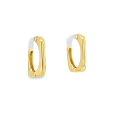 Jai's 14K Yellow Gold Small Square Hoops