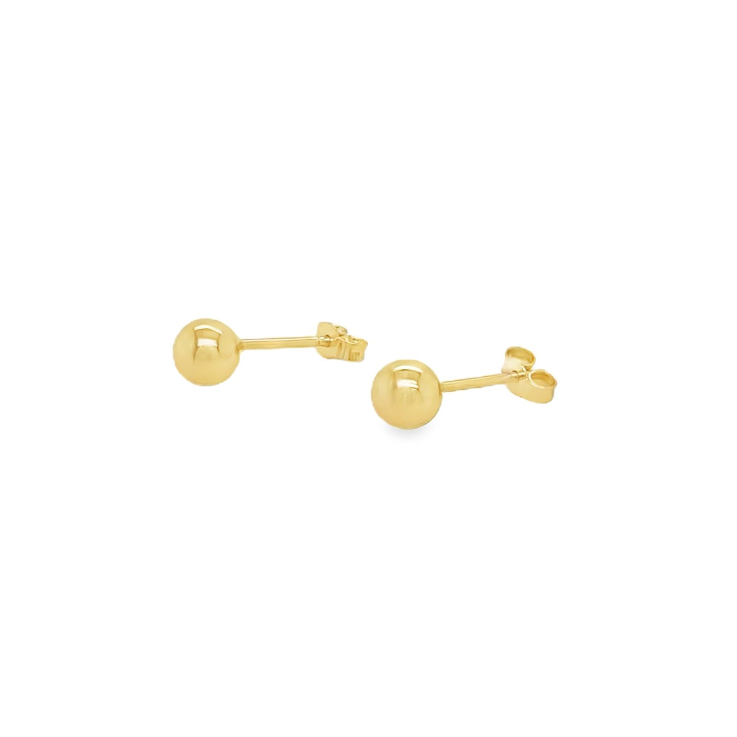 Jai's 14K Yellow Gold 4MM Sphere Studs